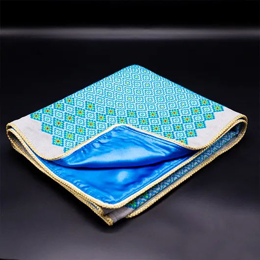 سجاده جانماز سه تکه فیروزه ای