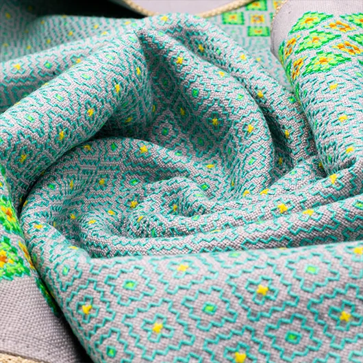 سجاده جانماز -سه تکه - سبز و فیروزه ای