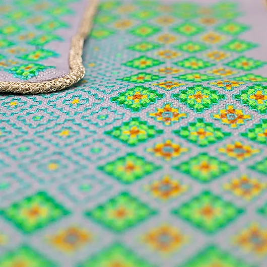 سجاده جانماز -سه تکه - سبز و فیروزه ای