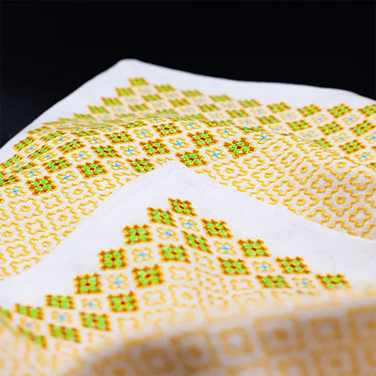 سجاده جانماز -سه تکه - زرد و کرم