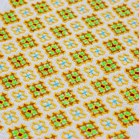 سجاده جانماز -سه تکه - زرد و کرم