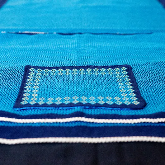 سجاده جانماز سه تکه - فیروزه ای و لاجرودی