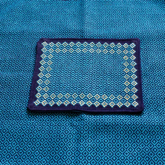 سجاده جانماز سه تکه - فیروزه ای و لاجرودی