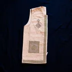 عکس جلیقه سوزن دوزی طرح فاخر - رنگ کرمی7