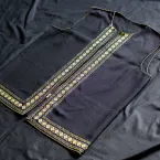عکس جلیقه سوزن دوزی طرح فاخر - رنگ مشکی کلاسیک 3